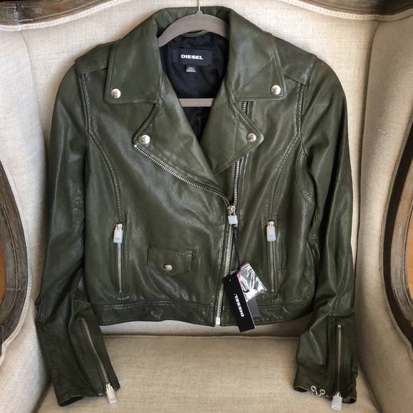 NWT Diesel Leather R-SERY Jacket - Picture 7 of 15